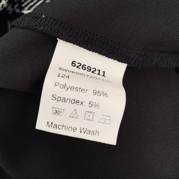 Shein Plaid Color Block Crop Tank Size 2X - Picture 4 of 4